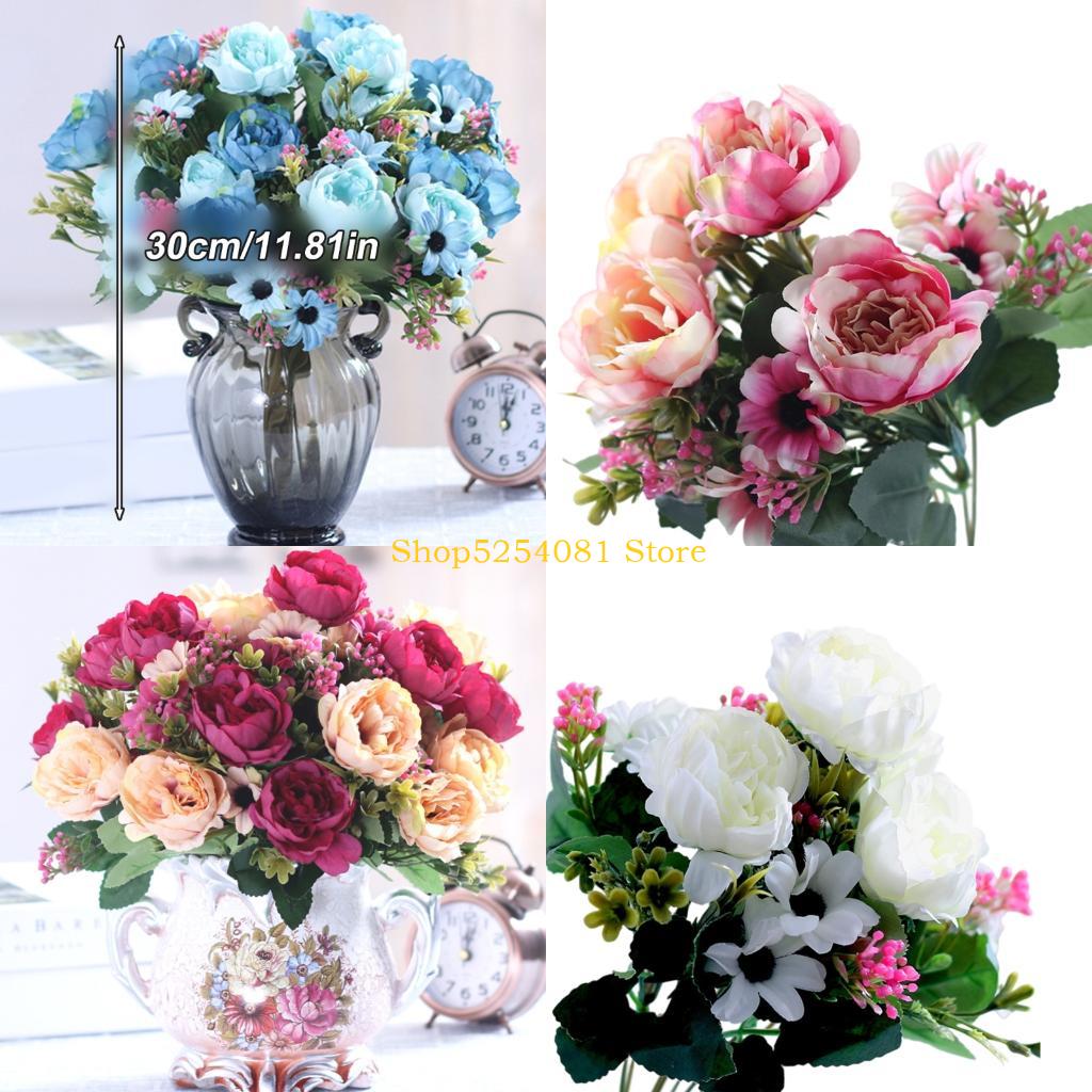 Desk Setup Reference - AXYC – arrangement fausses fleurs réalistes,