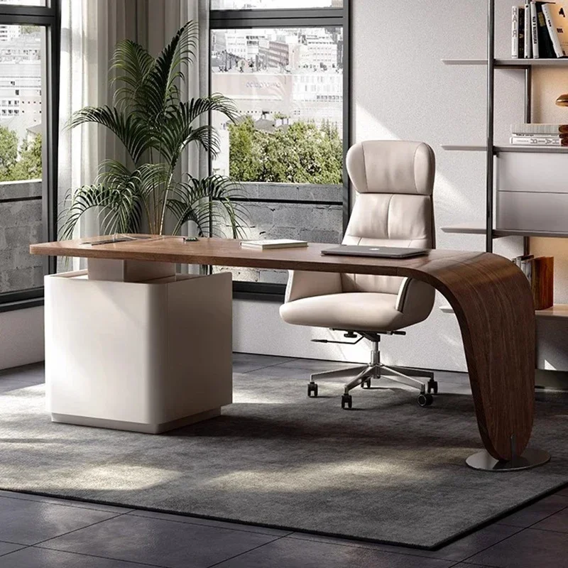 Desk Setup Corner - Table de bureau d'angle multifonctionnelle pour