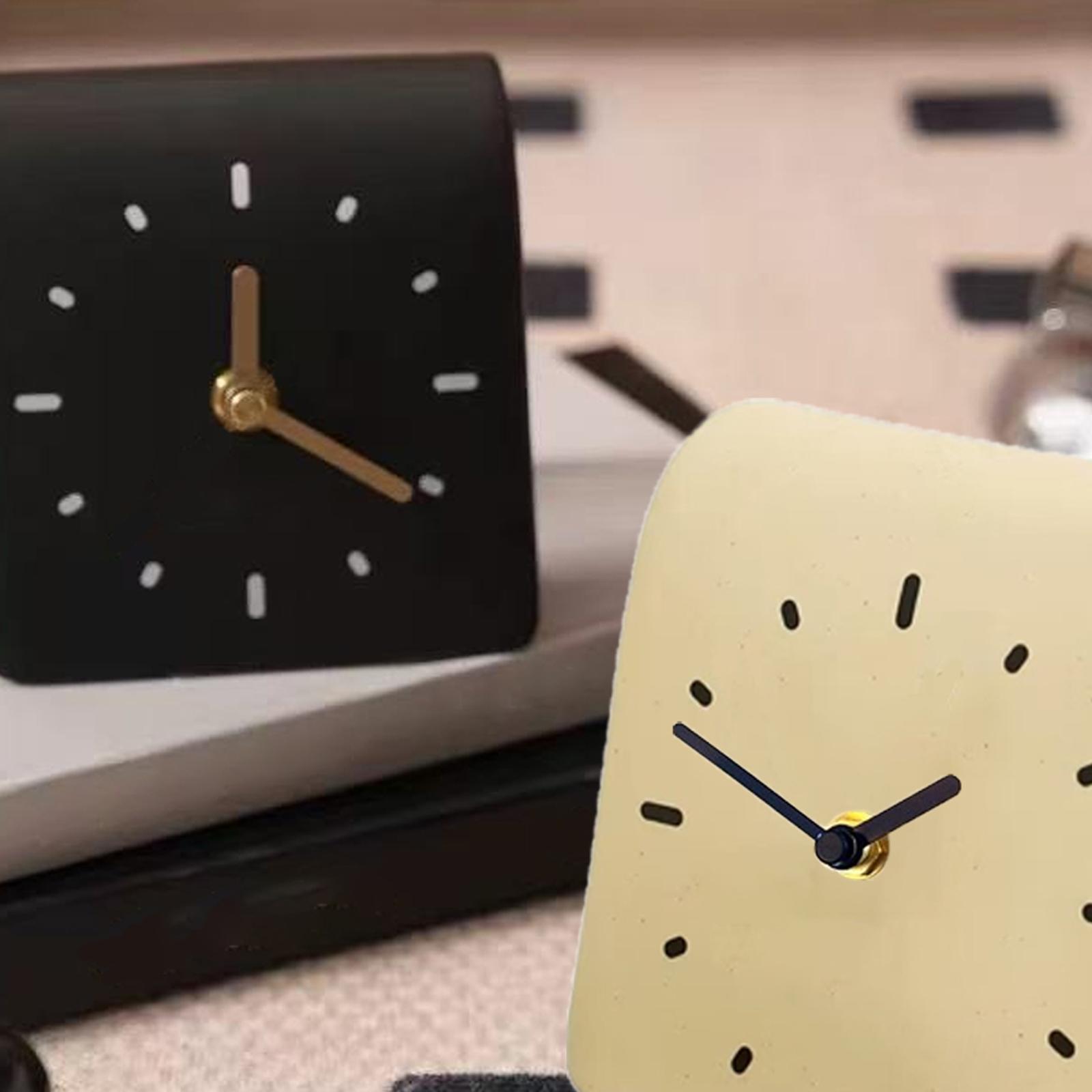Desk Setup Productivity - Horloge de bureau moderne, horloge d'étagère