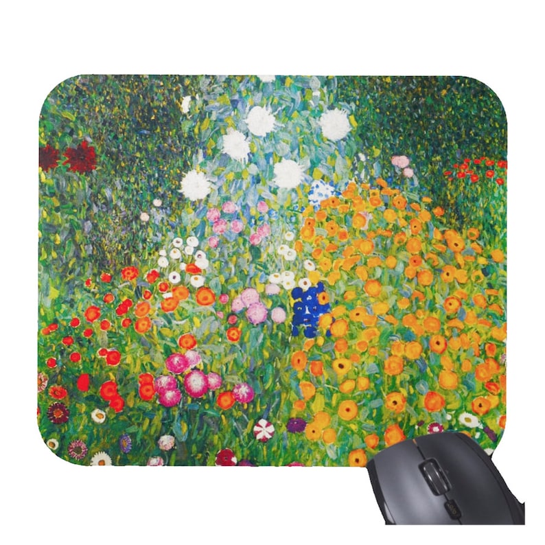 Desk Setup Productivity - Gustav Klimt – tapis de souris