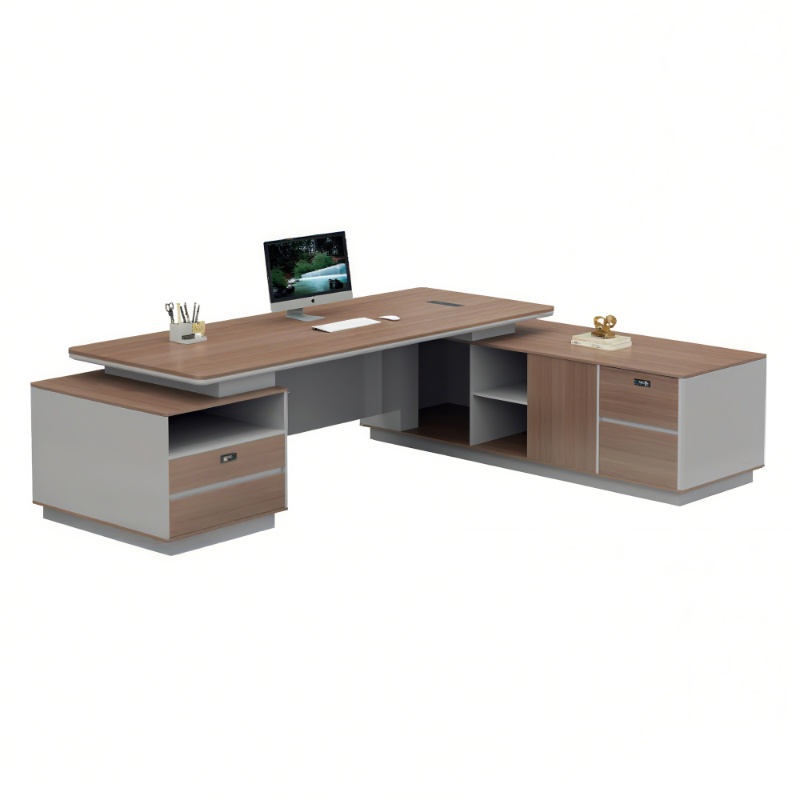 Desk Setup Corner - Ensemble de bureau d'angle moderne avec