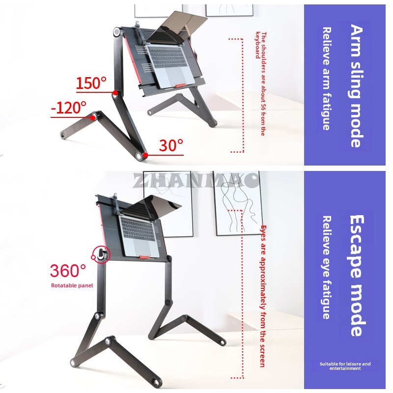 Couché plat sur le lit, bureau - Desk Setup Maker avis et prix