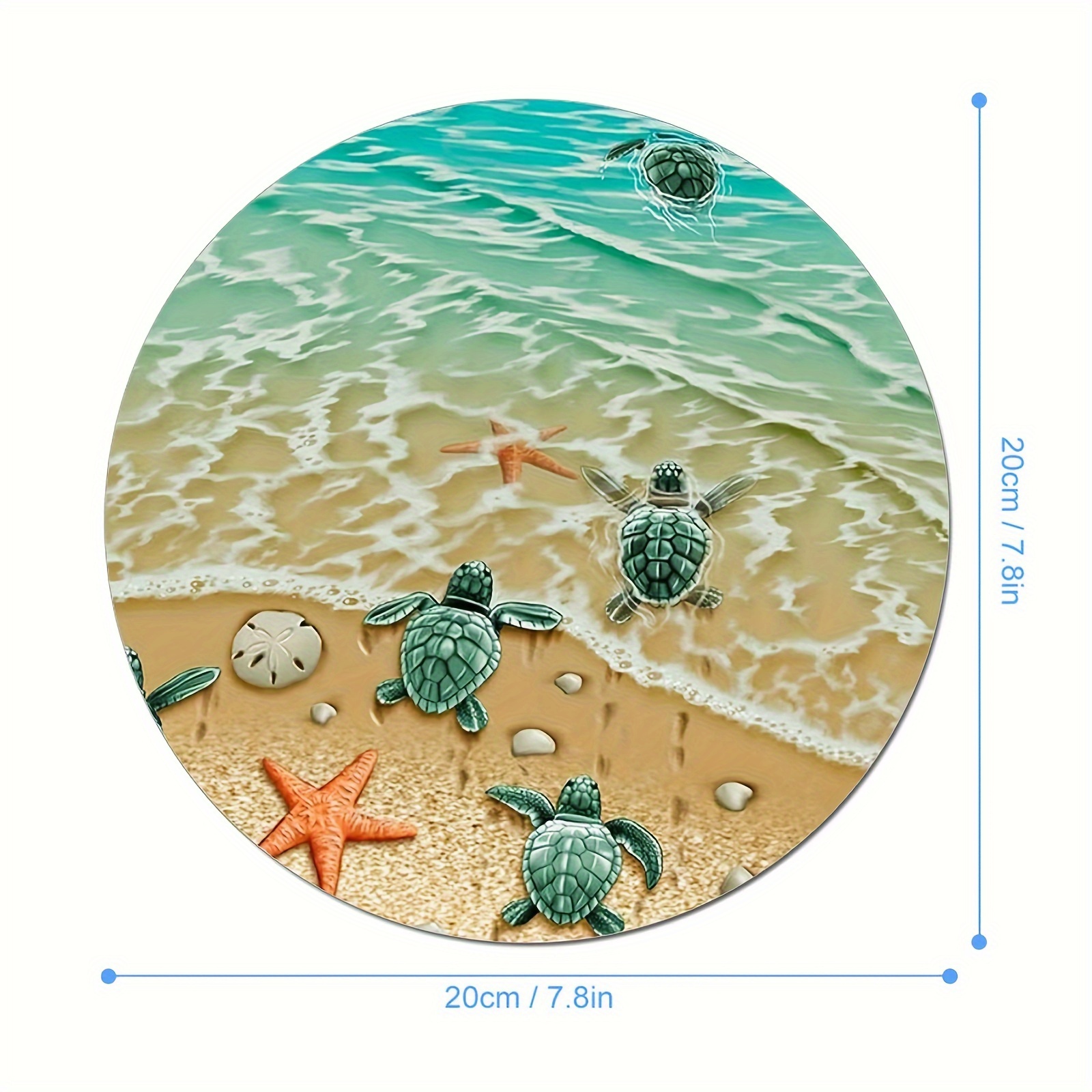 Tapis de souris rond tortue ét - Desk Setup Productivity avis et prix